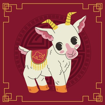 Ilustrasi Shio Kambing. (Freepik)